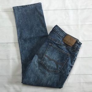 AEO Extreme 4 Distressed Straight Leg Jeans 34x30